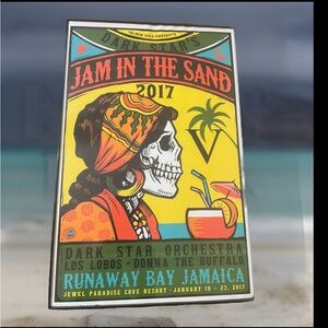 Grateful Dead Dark Stars Orchestra Jamaica Jam in the Sand #V Concert Poster